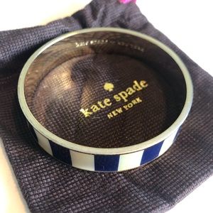 kate spade bangle cream and navy